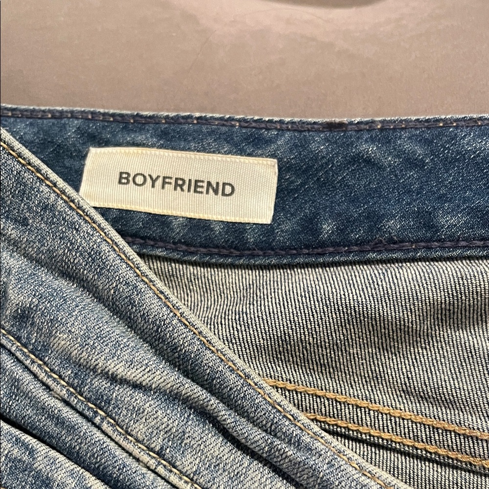 Torrid Denim Blue Boyfriend Jeans - Picture 3 of 3